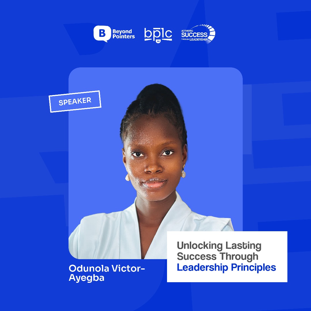 beyond_pointers's tweet photo. Odunola Victor-Ayegba is taking the stage now at BPLC 1.0.🔥
You don't want to miss this!!!
#BPLC1.0 #BeyondPointers #BPLCExperience #LeadershipJourney #BeyondLimits #InspireLeadSucceed #LevelUpWithBPLC #ImpactInAction #FutureLeaders https://t.co/CC83BoefkC