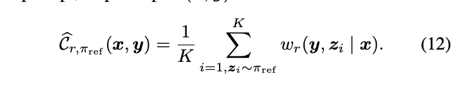 This led to a very simple algorithm where the multiple rollouts happened offline prior to training, and the raw values of the reward were recorded so that the reward of any response could be calibrated via an empirical CDF inverse at training time.