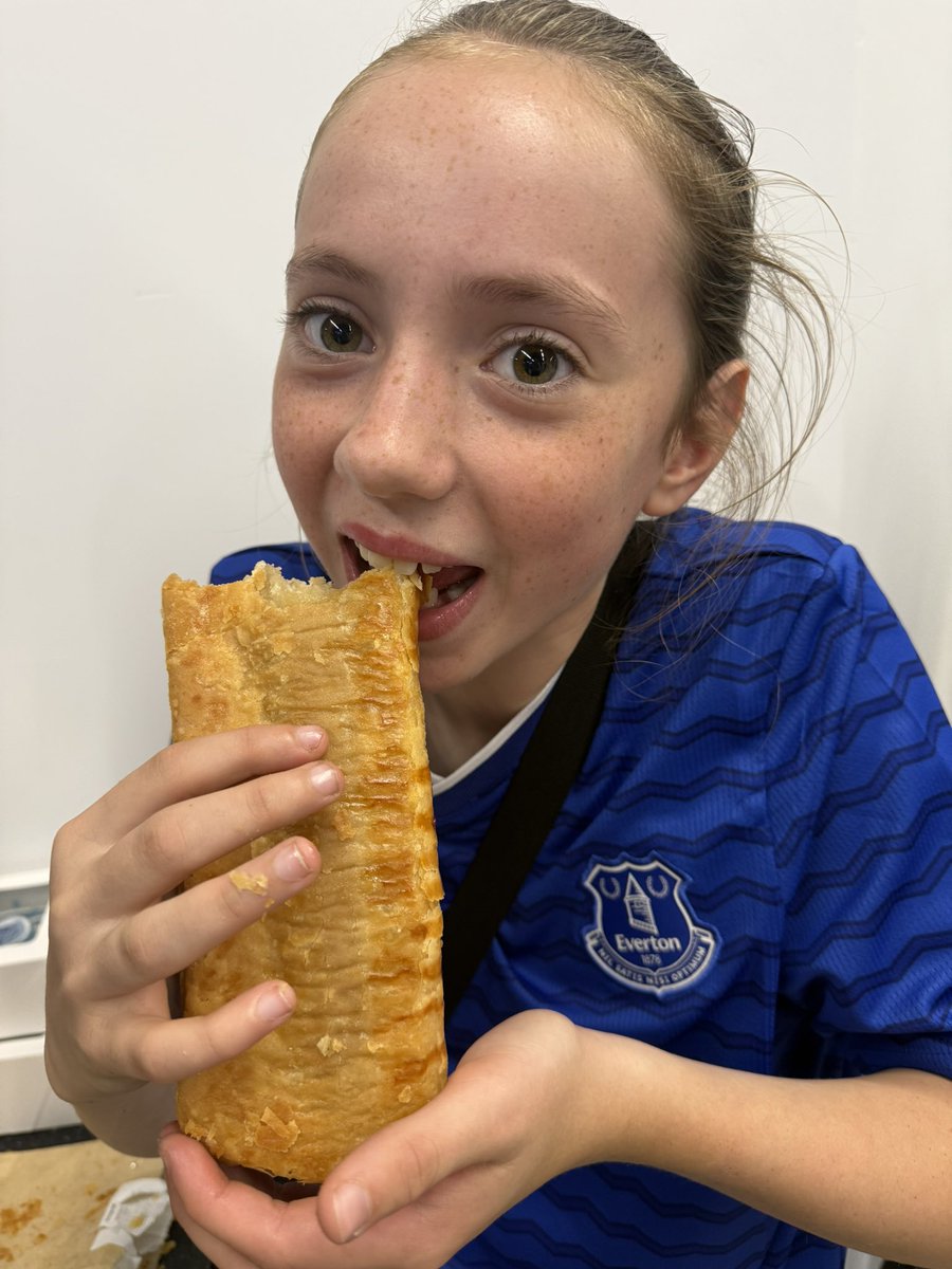 The world’s biggest sausage roll! <a href="/Everton/">Everton</a> <a href="/EvertonStadium/">Hill Dickinson Stadium</a>