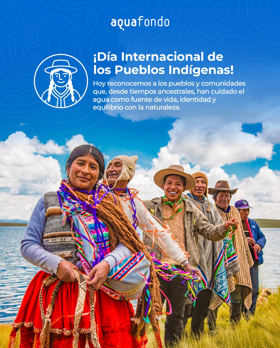 👣 Honramos a quienes han cuidado el agua desde siempre.

En los Andes, prácticas como amunas, qochas y bofedales conservan el agua 💧, la cultura y la memoria de un territorio vivo.

No hay sostenibilidad sin raíces, sin comunidad, sin agua. 💙

#JuntosPorElAgua