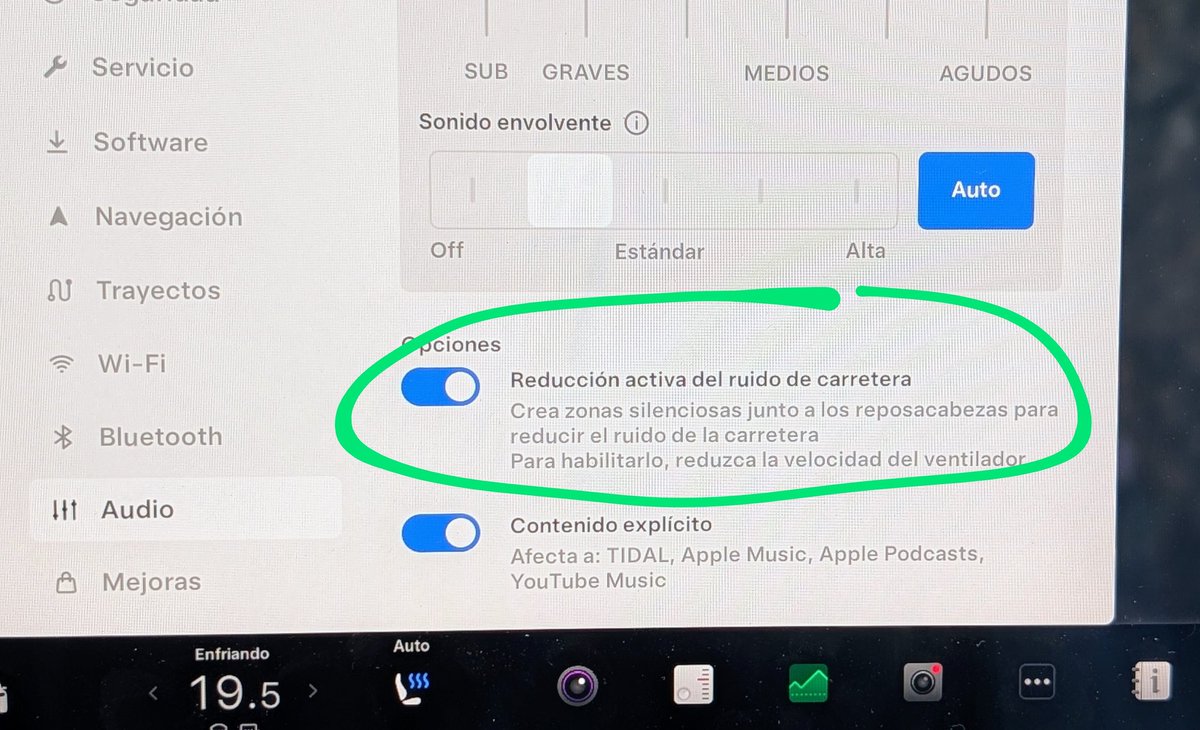 ¿Alguno puede decirme si ha notado una mejora en la reducción de ruido activa en los altavoces del cabezal de los asientos en los Tesla? ¿Puede que con la 2025.26.4 se aprecien los cambios?
