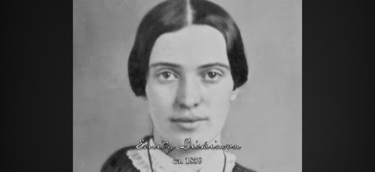 Assuming, for argument’s sake, that Emily Dickinson was autistic, the 1859 portrait can be read through Michael Fitzgerald’s retrospective-traits method: her direct, unwavering gaze defies 19th-century portrait norms and hints at fixed-focus attention; her neutral, affect-flat