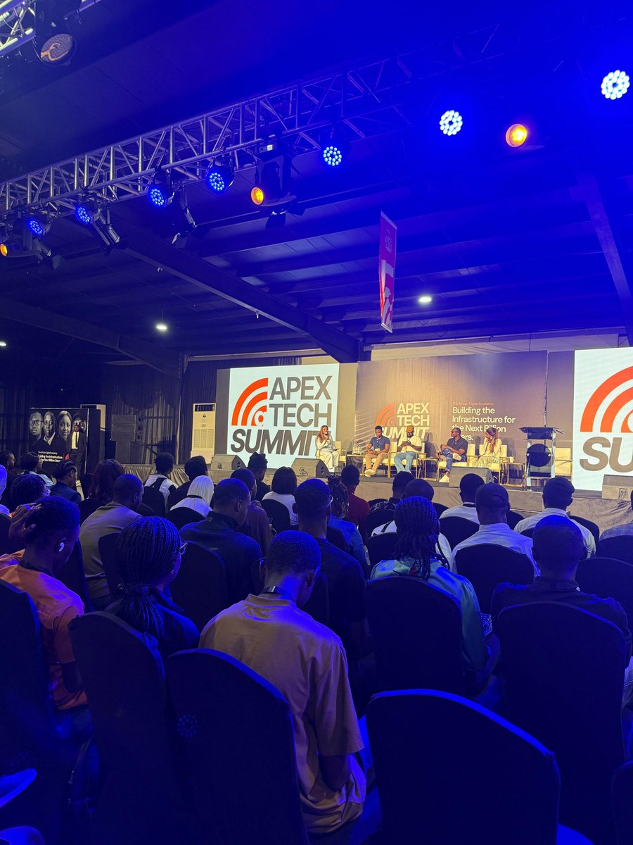 Aneke_Richard_'s tweet image. Today, leaders, disruptors &amp;amp; changemakers are uniting under one roof. This is where the future begins. #ApexAt5 #ApexTechSummit