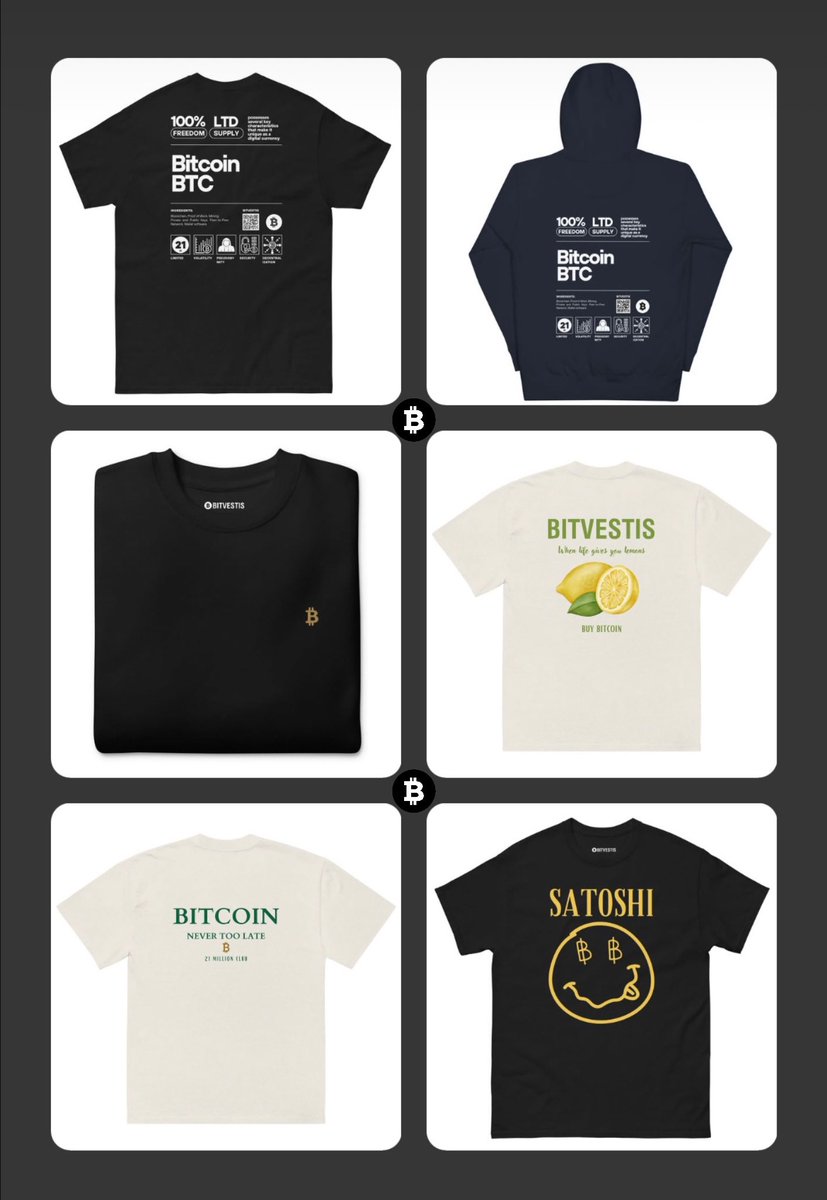 Bitcoin Never Too Late

Die meisten reden nur über Bitcoin
Du kannst es tragen

Premium Shirt in Top Qualität
Kostenloser Premium Versand

Jetzt bestellen – Link in Bio