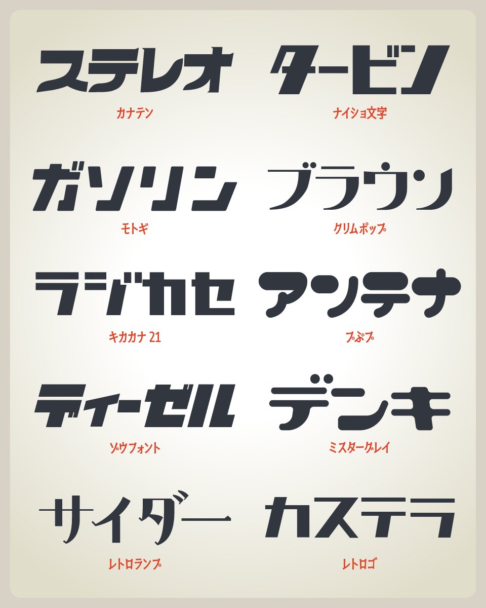 昭和レトロな雰囲気にもぴったりのフリーフォント！