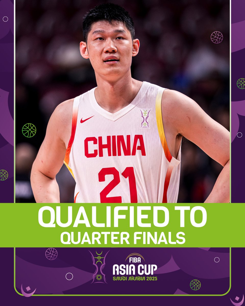 FIBAAsiaCup's tweet photo. China book a direct ticket to FIBA #AsiaCup 2025 Quarter Finals 🎟️ https://t.co/TrbCF1IFNX