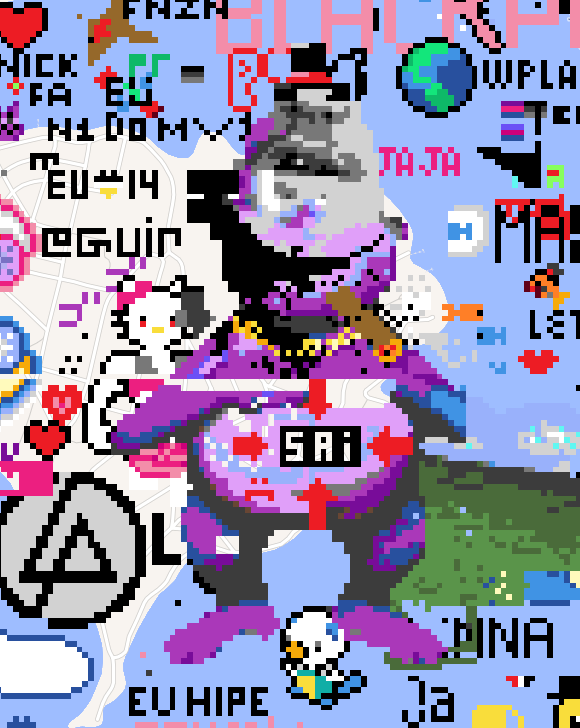 todo dia eu acordo e algum desgraçado pichou meu bonzi