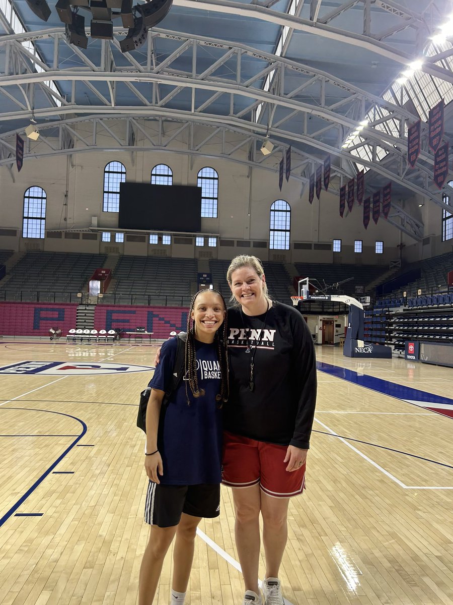 Had a great day at <a href="/PennWBB/">Penn Women's Basketball</a> Elite Camp this weekend. The coaching staff is awesome. I was grateful for the opportunity to attend my 2nd year in a row! Thank you Coach McLaughlin, Coach Robinson, Coach Gibbs, Coach Woods! <a href="/MaroonsClub/">Austin Maroons Athletics</a> <a href="/coach_clark512/">JC</a> <a href="/AustinHSGBB/">Austin High Girls Basketball</a>
