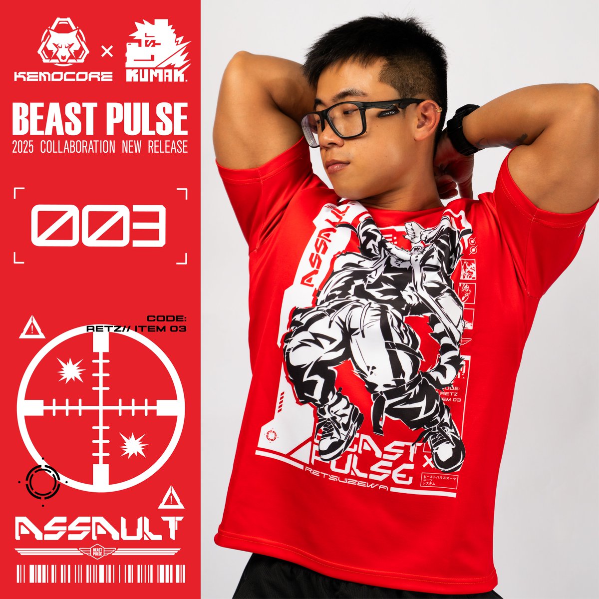 《KemoCore × <a href="/kumak71395/">KUMAK</a>  》
#BEAST_PULSE｜通販火熱開放中！
不用擠現場、不必排隊搶購，現在在家就能輕鬆入手！

🔹 四款設計｜大膽前衛，選你所愛
📦 尺寸支援｜S～4XL 全尺碼全面覆蓋
🧬 材質升級｜厚度強化 × 超排汗 × 超透氣 × 不縮水不掉色
🌐 海外寄送｜全球同步販售中！