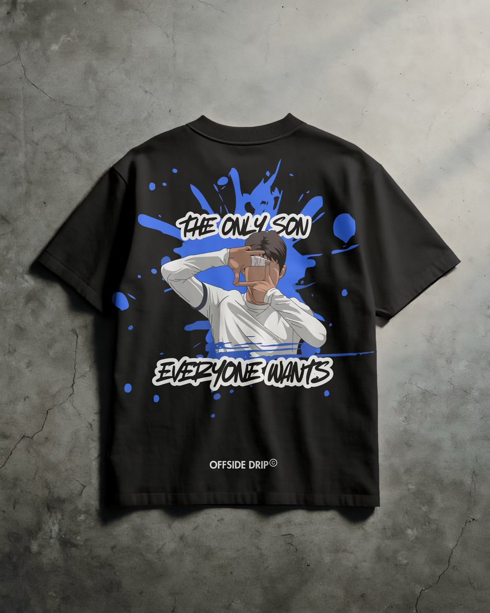 OffsideDrip's tweet image. DROP 12 — LIVE NOW

Too sharp to miss. “The Only Son Everyone Wants.”

Details:
• 100% cotton
• Oversized fit
• Unisex fit