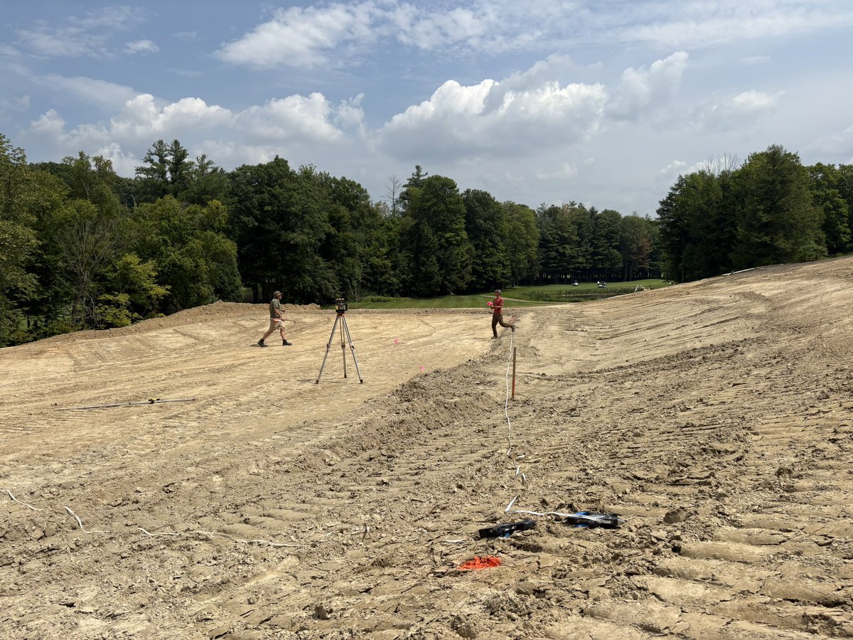 Mapping heads! Hopefully drainage and greens mix next week 🤞
