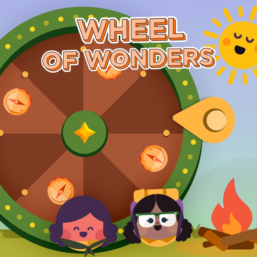 TwoDots's tweet image. ⛺🔥🔦 Our new Wheel of Wonders is live and spinning around the fire log: twodot.onelink.me/5Gbn/PLAY 

#TwoDotsGame #TwoDots #SummerCamping #LovePuzzles #GamePuzzles #MobileGaming