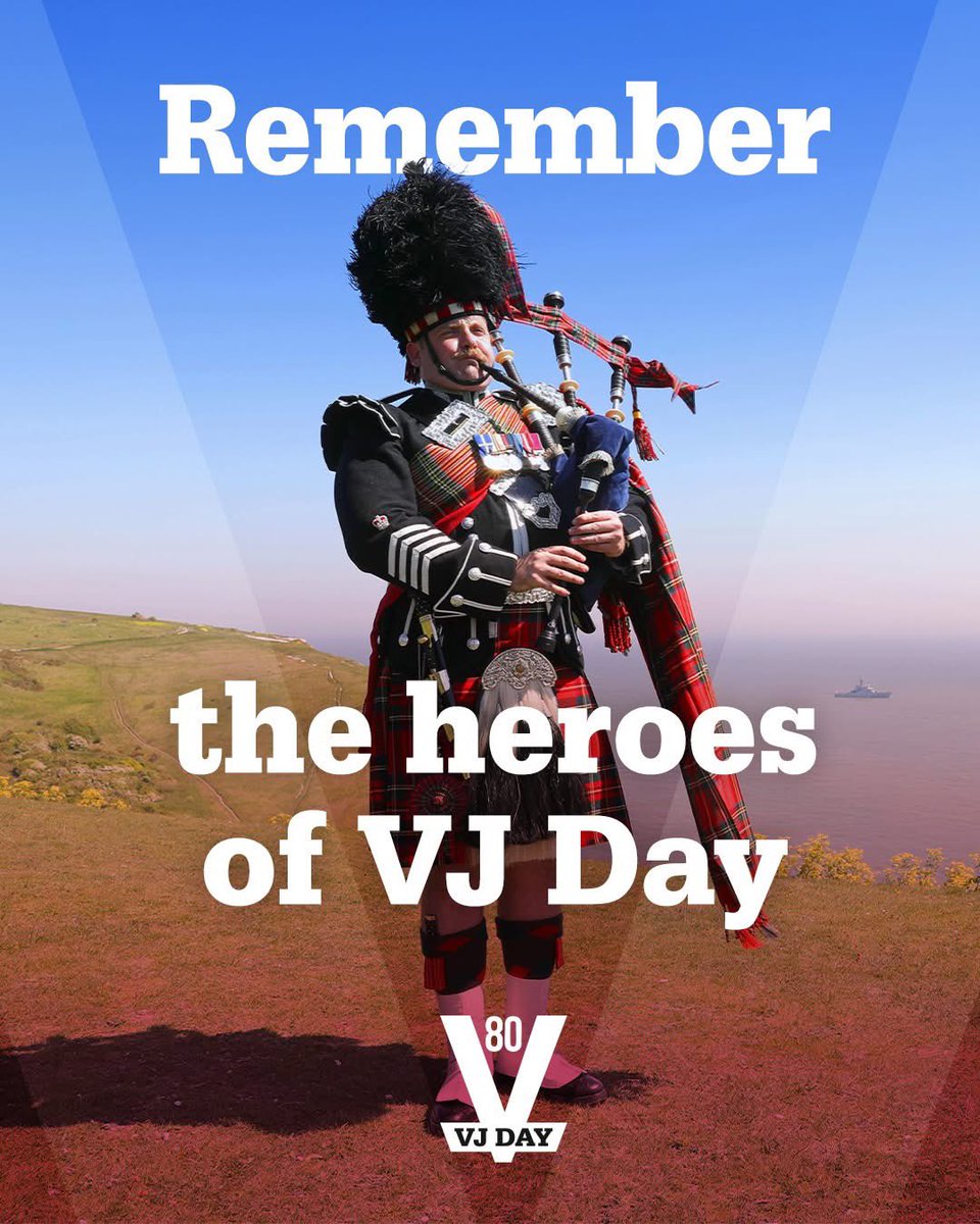 Come and join us next Friday 7pm 15th August Warwick War Memoral. #VJDay80 come and pay respects to the Incredible men and women of the UK and Dominion, Colonial and Overseas Forces, plus the Allied countries of the Free World who joined forces to free the world from tyranny.