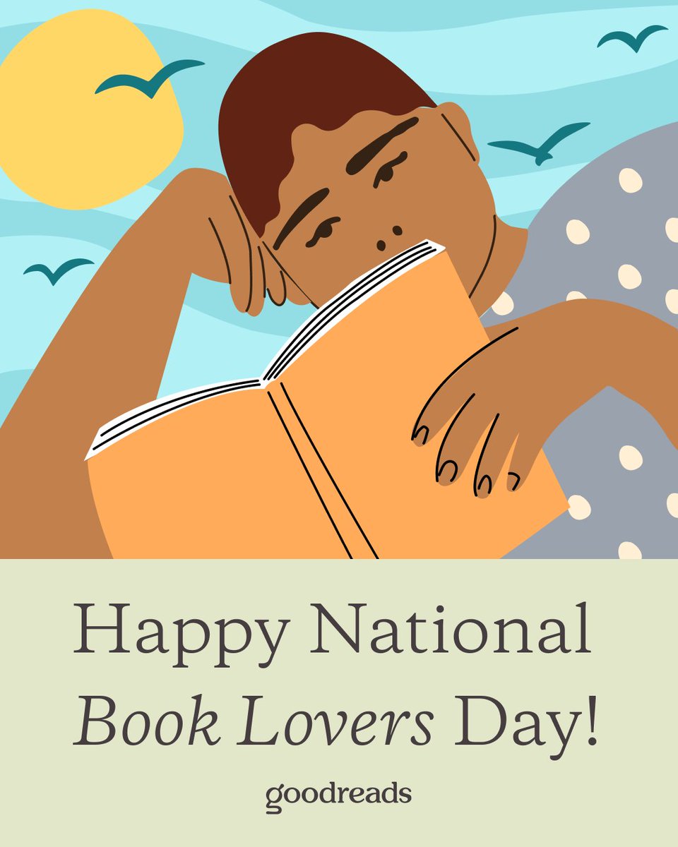 It's National Book Lovers Day! On a Saturday! The universe really said 'stay in and read' and that's exactly what we plan to do 🥲📚