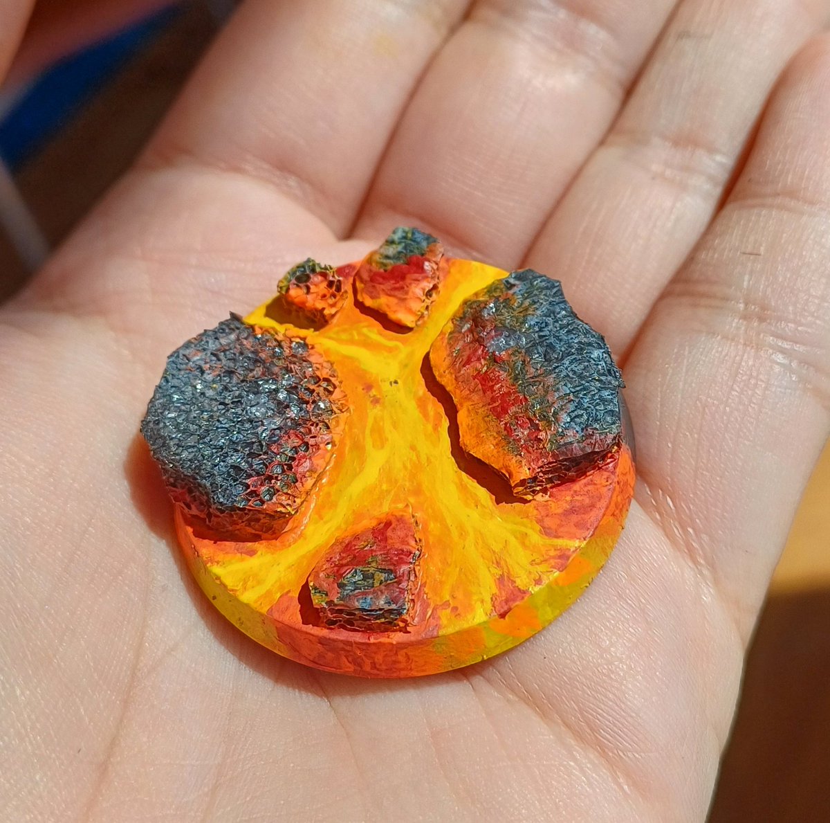 Magma done. Turned out splendid