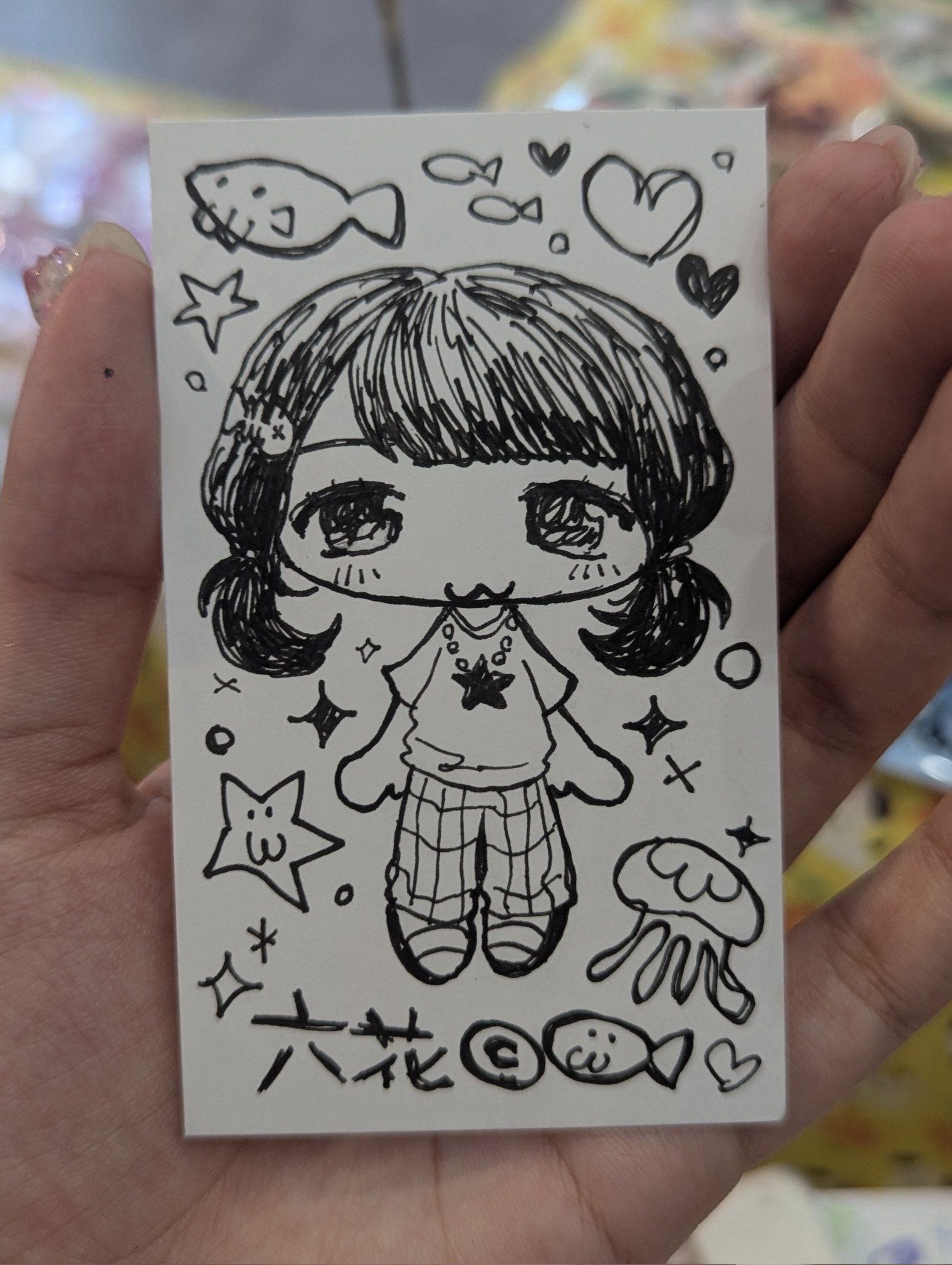 ぶどうロール似顔絵 みおう - 似顔絵を注文できるサイト 似顔絵ミュージアム