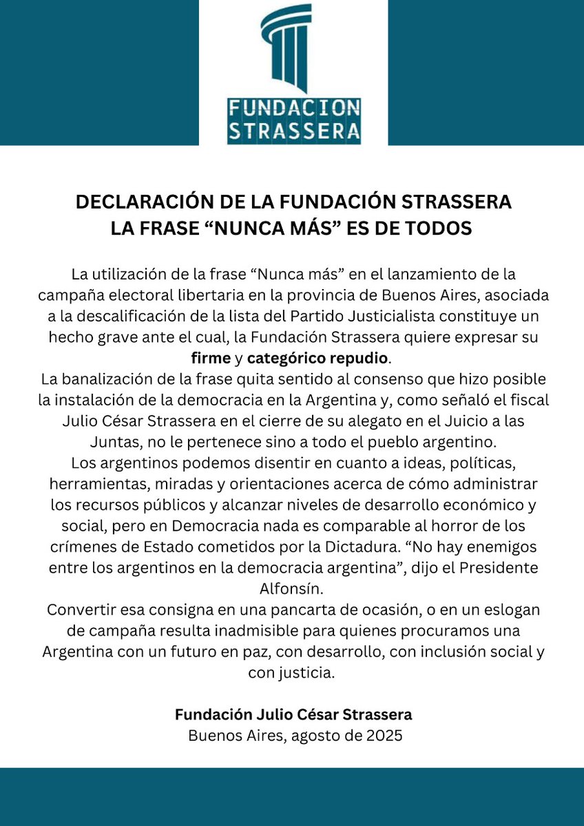 Fundación Strassera (@fundstrassera) on Twitter photo 