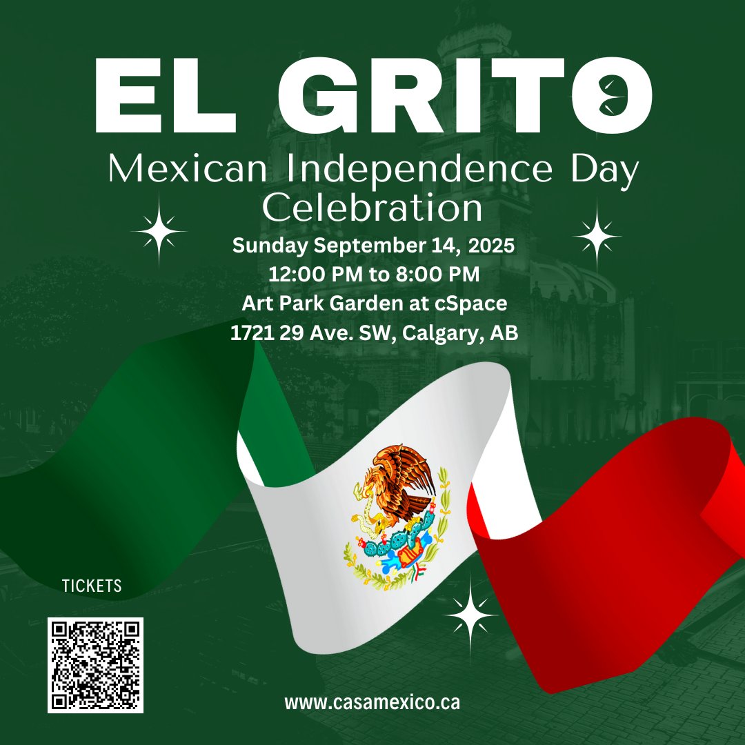 🎉Join us for a vibrant Mexican Independence Day Celebration, EL GRITO!🎉 An unforgettable day filled with live music and performances🎶, delicious traditional foods🌮, and more!🤩 This is a FREE event and everyone is welcomed!🥳

#CasaMexico #ElGrito #MexicanIndependenceDay