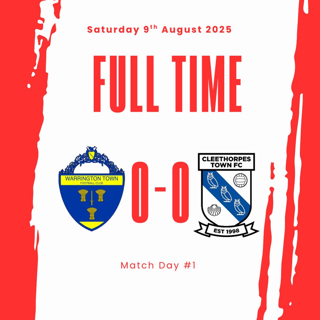 𝐅𝐔𝐋𝐋 𝐓𝐈𝐌𝐄

Final whistle goes here, after a tense second 45 minutes, it's finished level 🦉

0-0 (90')

#uto #owls #cleetown #awaydays #northernpremierleague