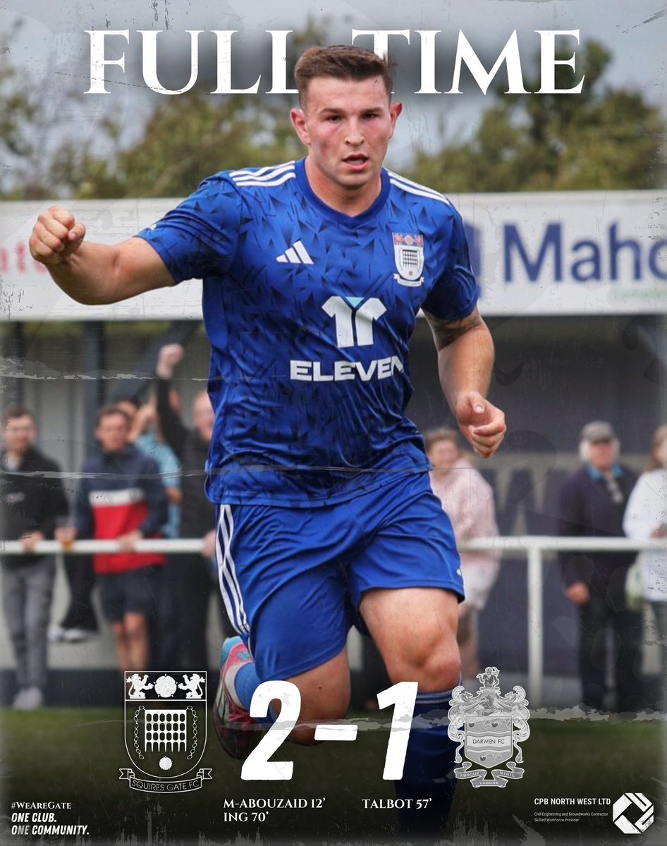 𝐅𝐓| 𝐒𝐪𝐮𝐢𝐫𝐞𝐬 𝐆𝐚𝐭𝐞 𝟐-𝟏 𝐃𝐚𝐫𝐰𝐞𝐧

GET IN THERE!💪

Deano nets the winner for our first three points of the season!🤩💙

🔷 #WeAreGate | 🤝 𝗖𝗣𝗕 𝗡𝗼𝗿𝘁𝗵 𝗪𝗲𝘀𝘁