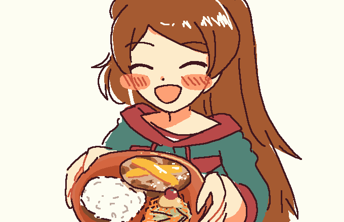 「」|⌒ ⌢のイラスト