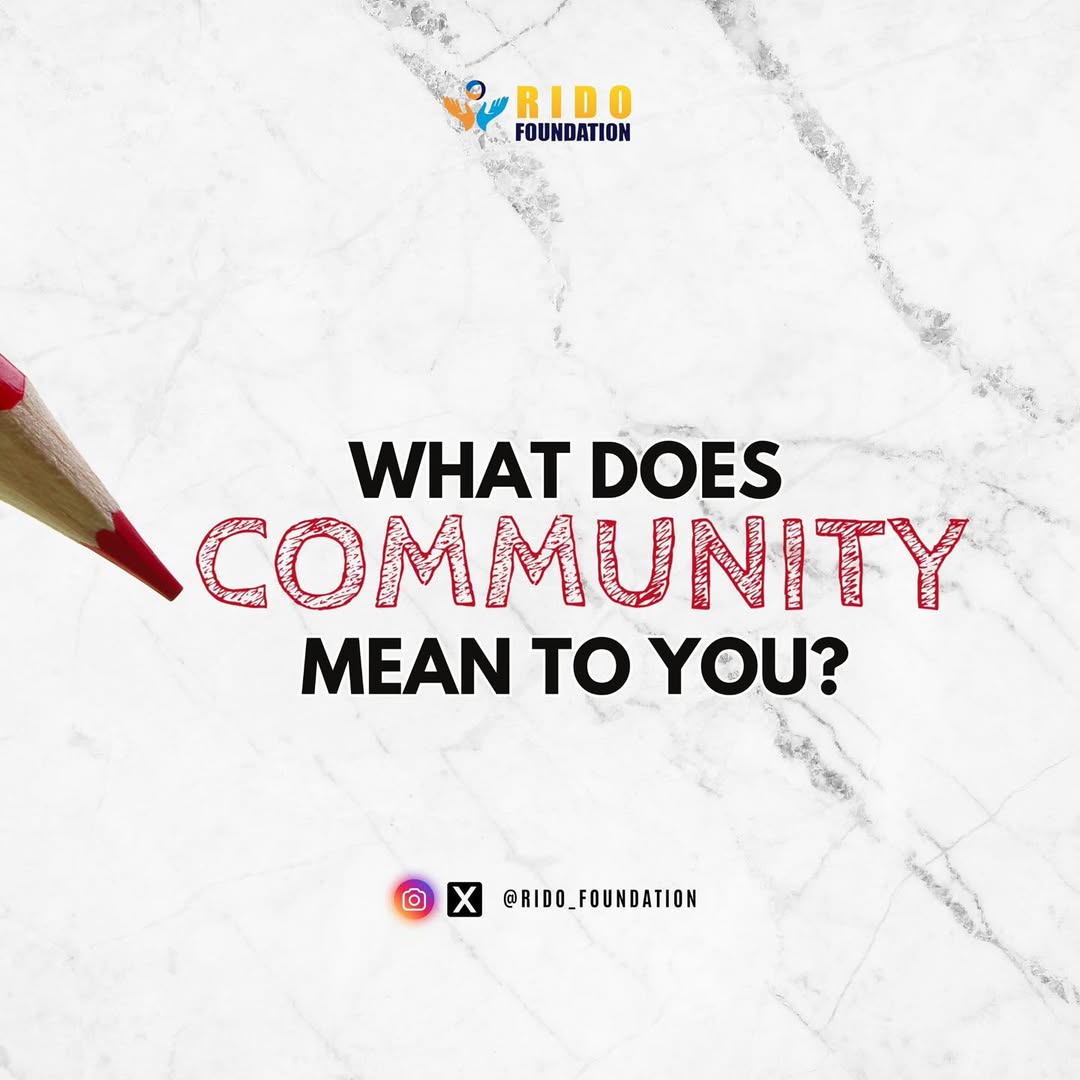 Community is more than people sharing the same space. It is trust, shared values, and mutual support.  A place where we care for one another in both joy and hardship.

In present-day Nigeria, economic struggles, insecurity, and urban pressures have weakened these bonds, leaving