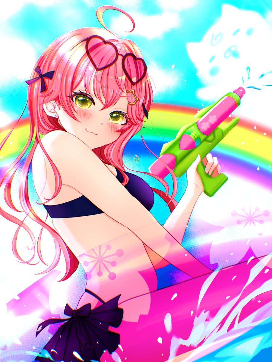 夏だ！海だ！みこちだ！🌸

 #miko_Art