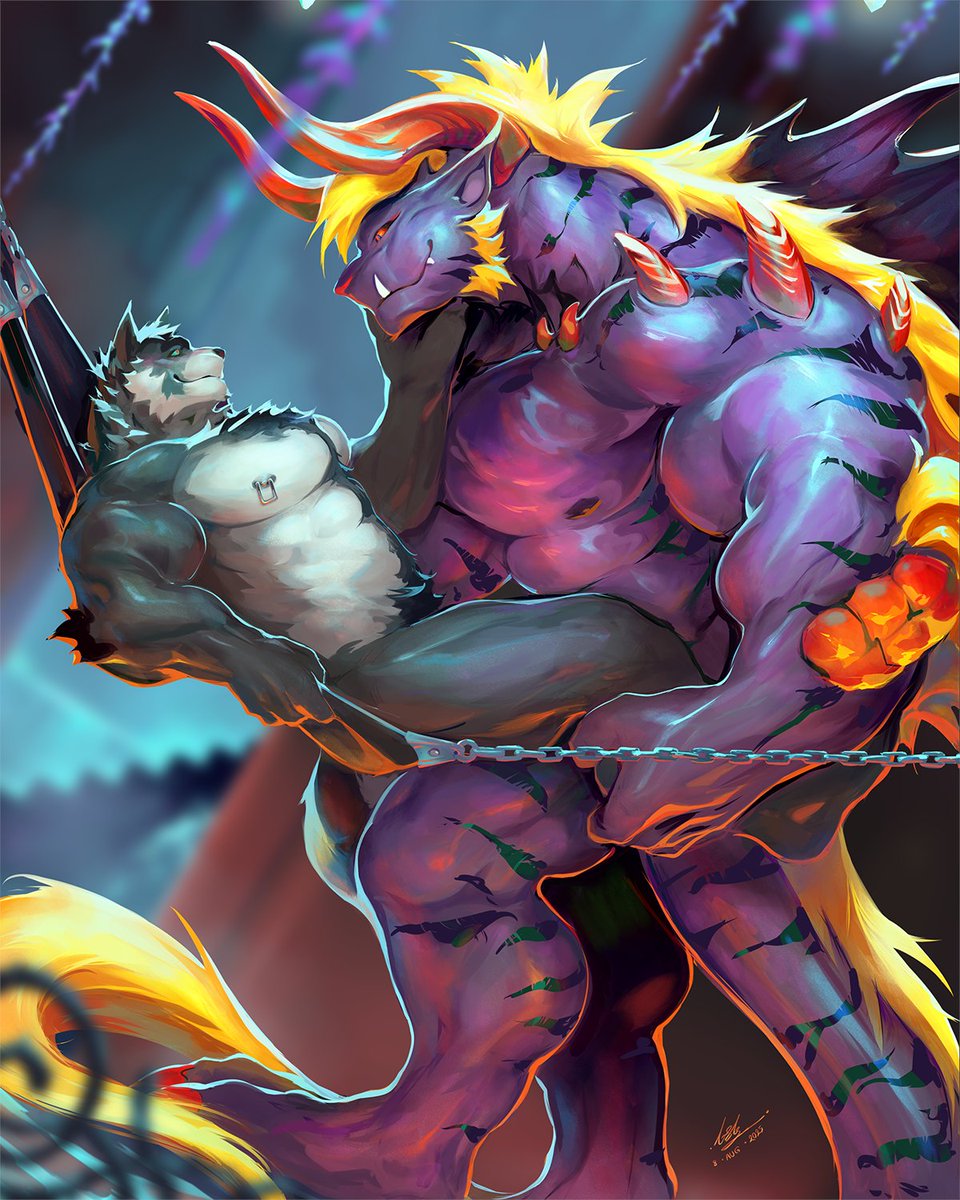 Delicious in dungeon !
(C)ms gift by PaL&amp;Ulven 
to Saber_ottdog