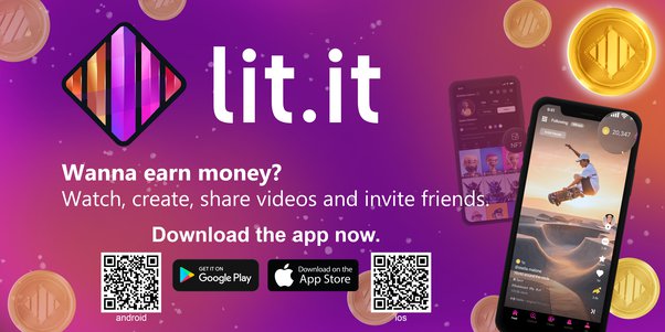 realynn_alvarez's tweet image. Money doesn't grow on trees, but you can grow your bank account with a side hustle! 💵 Join Lit.It Social Token short video app, and start earning real money.
#LITIT #NFT #Crypto #Web3 #video #music 🤑 #MakeMoney