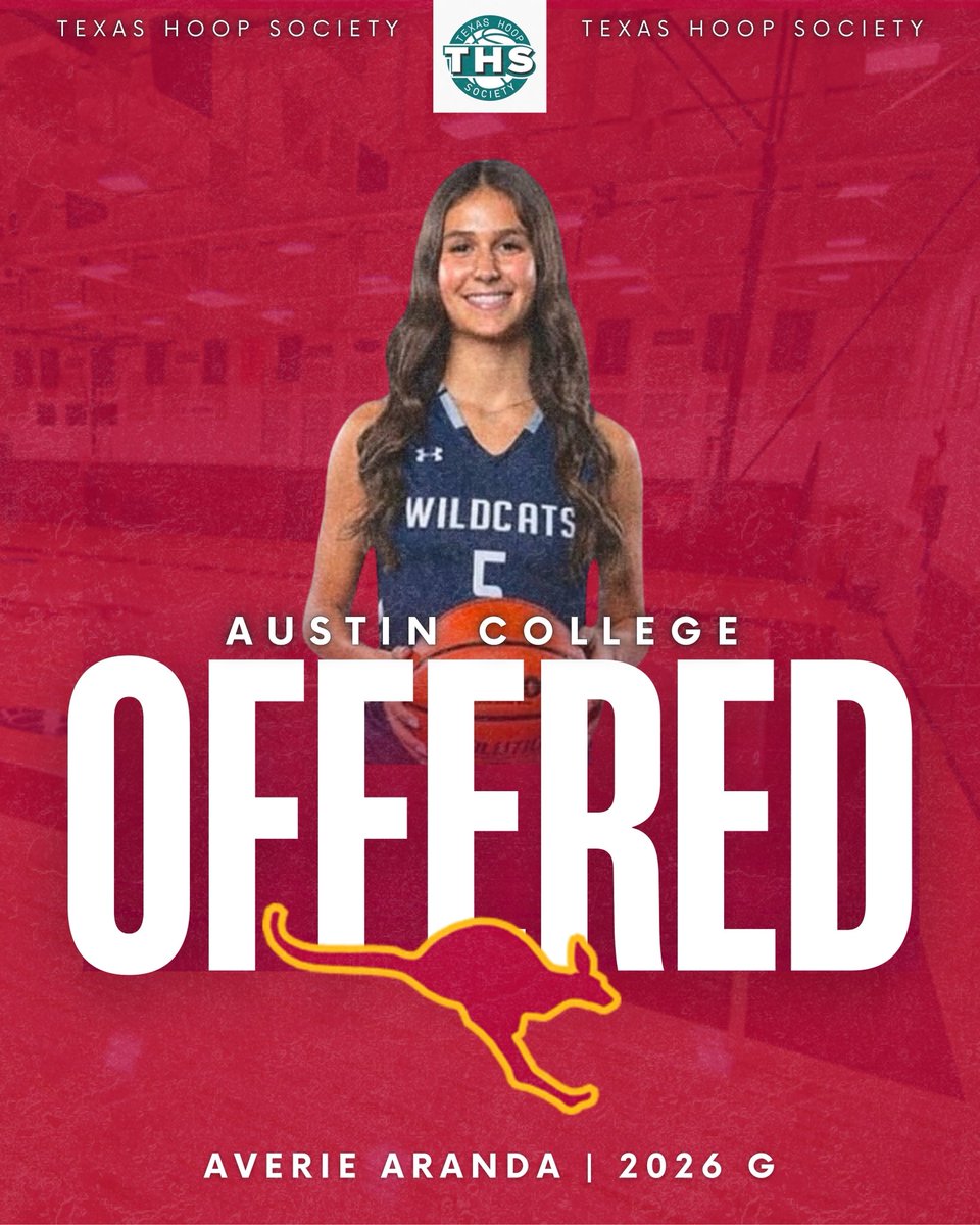 Averie Aranda (@averie5aranda) on Twitter photo I am excited to receive an offer from <a href="/roos_hoops/">Austin College Women’s Basketball</a> and get the opportunity to play at the next level. Thank you Coach Hunt!
<a href="/itscoachv_/">Coach Candace Virgadamo</a>
<a href="/thshoopz/">THS</a>
<a href="/teamtexasbball/">Team Texas Basketball</a>
<a href="/TMHSGBB/">Tomball Memorial High School Lady Wildcats 🏀</a> I am excited to receive an offer from <a href="/roos_hoops/">Austin College Women’s Basketball</a> and get the opportunity to play at the next level. Thank you Coach Hunt!
<a href="/itscoachv_/">Coach Candace Virgadamo</a>
<a href="/thshoopz/">THS</a>
<a href="/teamtexasbball/">Team Texas Basketball</a>
<a href="/TMHSGBB/">Tomball Memorial High School Lady Wildcats 🏀</a>