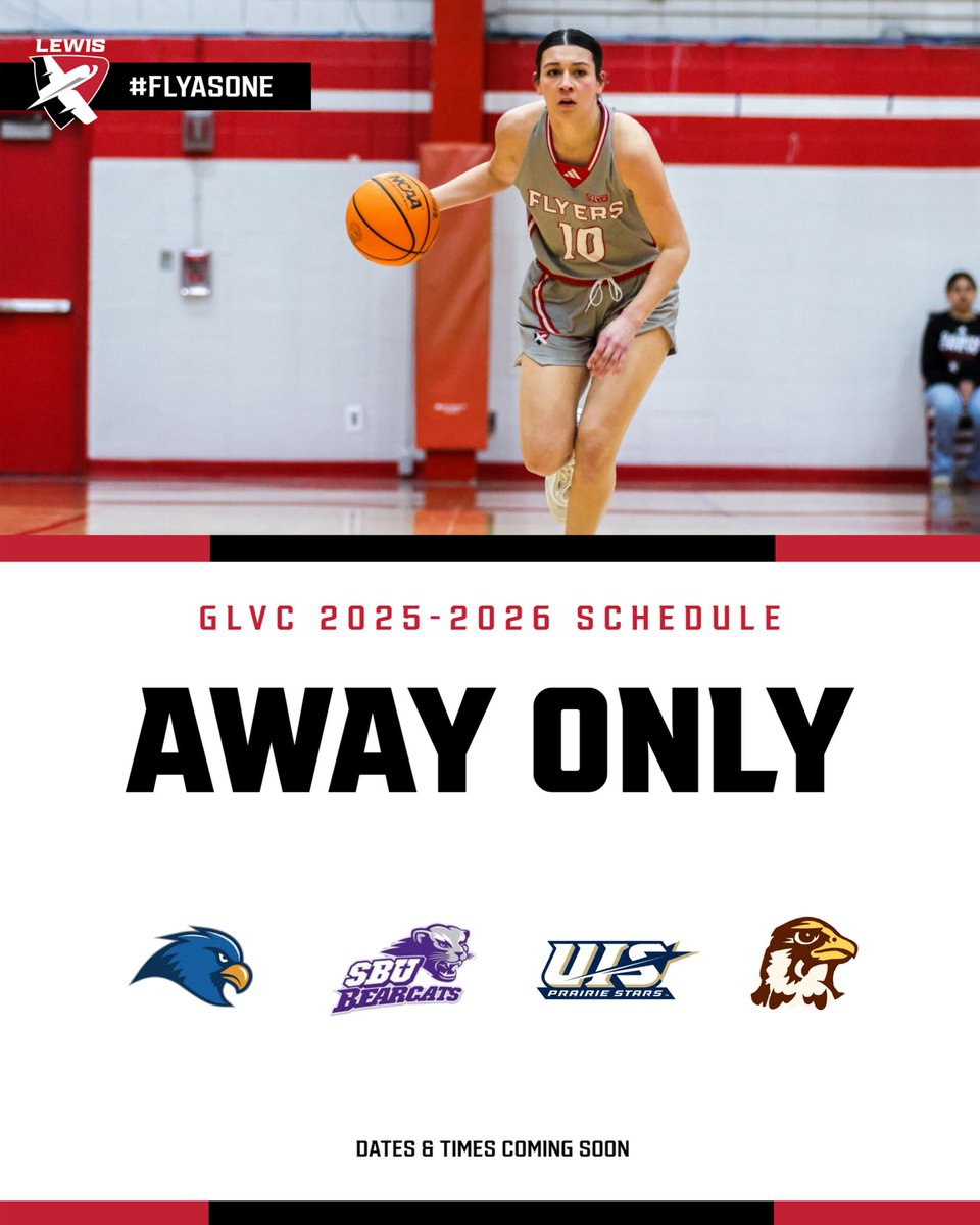 Lewis Women’s Basketball 🏀✈️ (@lewiswbball) on Twitter photo New season. New battles. Same mission. 🏆 The 2025-26 <a href="/GLVCsports/">Great Lakes Valley Conference</a> schedule pairings are here!
#FlyAsOne x #BelieveBIG ✈️🏀 New season. New battles. Same mission. 🏆 The 2025-26 <a href="/GLVCsports/">Great Lakes Valley Conference</a> schedule pairings are here!
#FlyAsOne x #BelieveBIG ✈️🏀