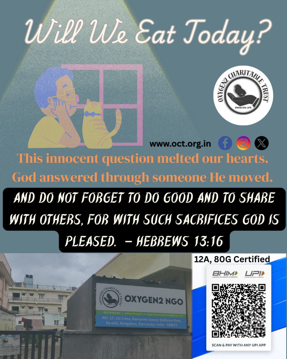 oxygen2NGO's tweet photo. #SilentServants #TouchedByGrace #FaithInAction
#SilentServants #TouchedByGrace #FaithInAction https://t.co/JIWM87PfwG