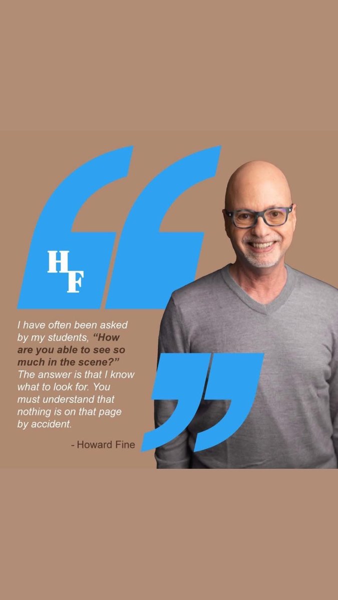 HowardLFine's tweet image. #actingclass