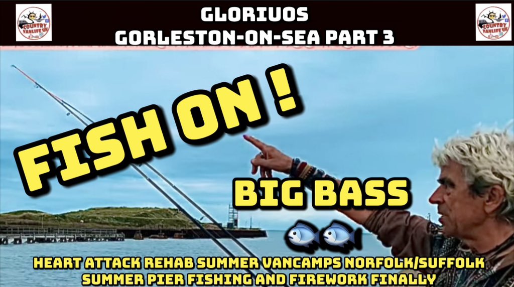 BIG BASS Fish ON ? Fireworks Gorleston Pt 3 Finally We go Pier Fishing Storm and Breakfast HERE youtu.be/OwOPXNhel8o?si… via <a href="/YouTube/">YouTube</a> @countryvanlifeuk