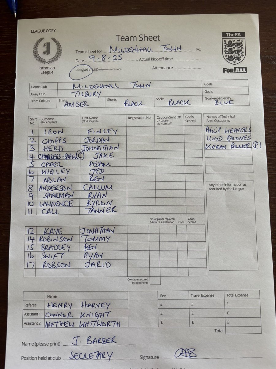Mildenhall Town FC tweet media