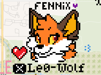 Le0_wolf's tweet photo. between all the crazy stuff.. xD got to make my pixel art part somewhere in the map in cali on that wplace website lol. https://t.co/rPzxEIB1FQ