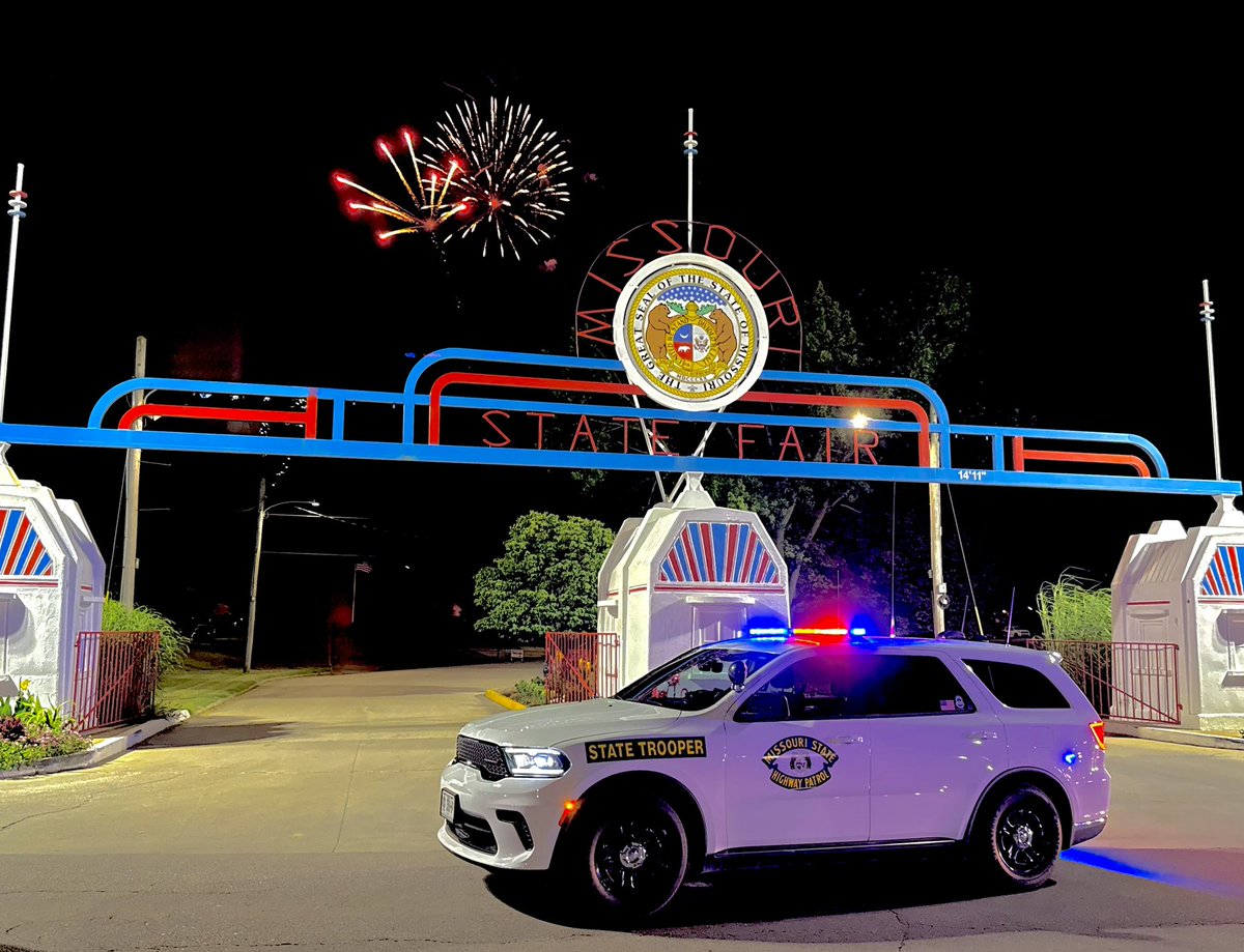 MSHP Troop A (@mshptroopera) on Twitter photo Have you made plans to visit the <a href="/MoStateFair/">Missouri State Fair</a>? If you havenโt, itโs not too late! And know while youโre here, the men and women of the Missouri State Highway Patrol will ensure you and your family have a safe and enjoyable experience!
๐ธ Tpr. A. J. Cook, Troop D Have you made plans to visit the <a href="/MoStateFair/">Missouri State Fair</a>? If you havenโt, itโs not too late! And know while youโre here, the men and women of the Missouri State Highway Patrol will ensure you and your family have a safe and enjoyable experience!
๐ธ Tpr. A. J. Cook, Troop D