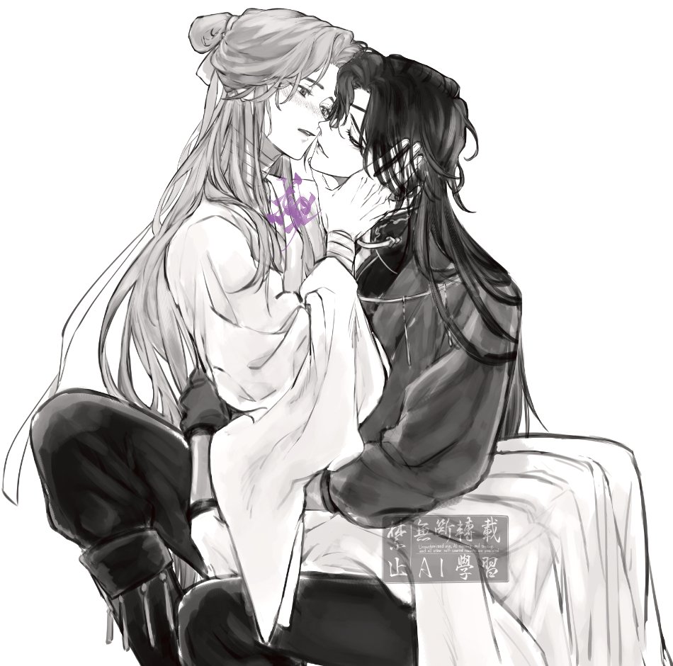_sronsr_'s tweet photo. 花怜ﾁｭｯﾁｭ３秒前
#TGCF #天官賜福 https://t.co/sZPwKp7I5L