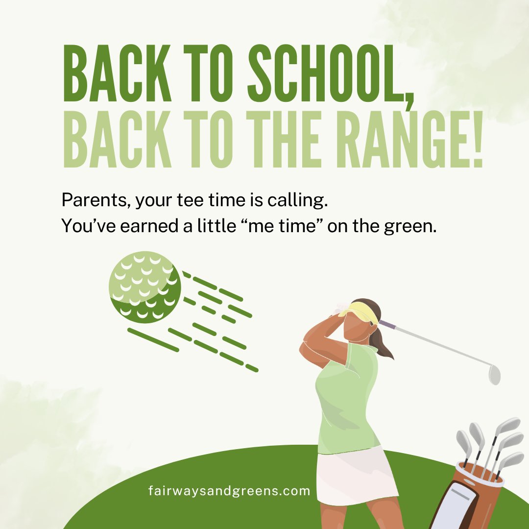 FairwaysKnox's tweet image. ⛳ Recess Isn't Just for Kids!🎒🏌️
Take a break from the Back-To-School hustle and make time for a little "swing therapy." Visit us at 626 Simmons Rd in Knoxville! 

#BackToSchool #GolfTime #FairwaysAndGreens #GolfLife"