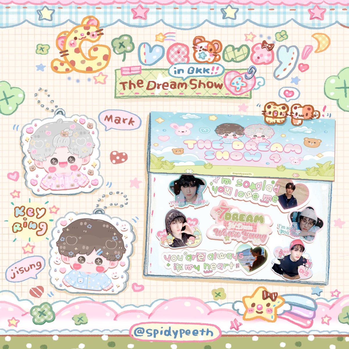 ✐ plz kindly rt ∿
GIVEAWAY THE DREAM SHOW 4 ｡

𝜗𝜚 sticker di-cut 
𝜗𝜚 keyring 
ONLY ⟢ 50 set ⟢ 1 set / person

date ⟢ 16 aug 2025 
time ⟢ tba 
꩜ྀི RAJAMANGALA ꩜ྀི

#NCTDREAM_THEDREAMSHOW4  #THEDREAMSHOW4_in_BKK #NCTDREAM_THEDREAMSHOW4_BANGKOK