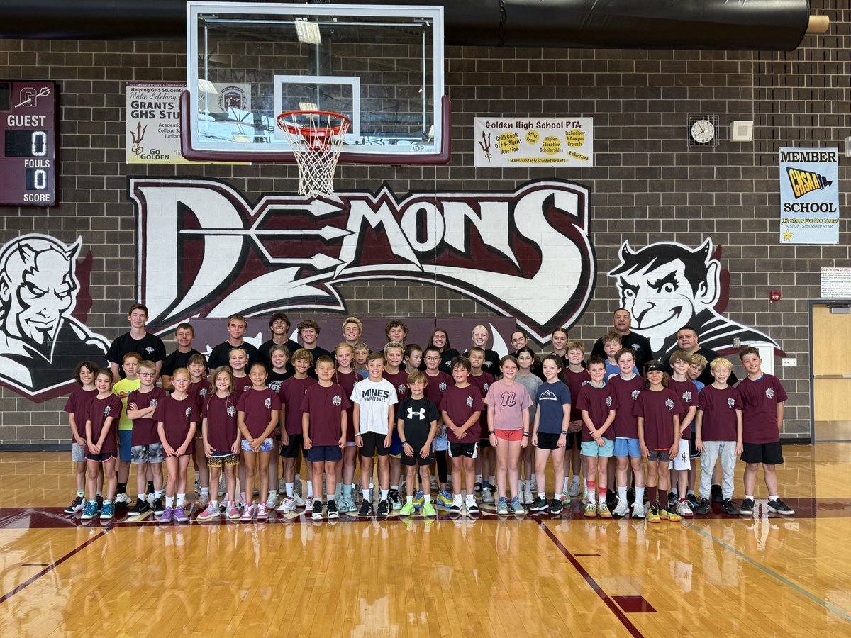 Golden Basketball (@goldenbasketba3) on Twitter photo Another Golden Youth Basketball Camp is in the books. Thank you to the HS coaches, HS players and all the parent volunteers.  Another great youth camp and success!!  Great job these last 3 days Future Demons!!! ππΏ Another Golden Youth Basketball Camp is in the books. Thank you to the HS coaches, HS players and all the parent volunteers.  Another great youth camp and success!!  Great job these last 3 days Future Demons!!! ππΏ