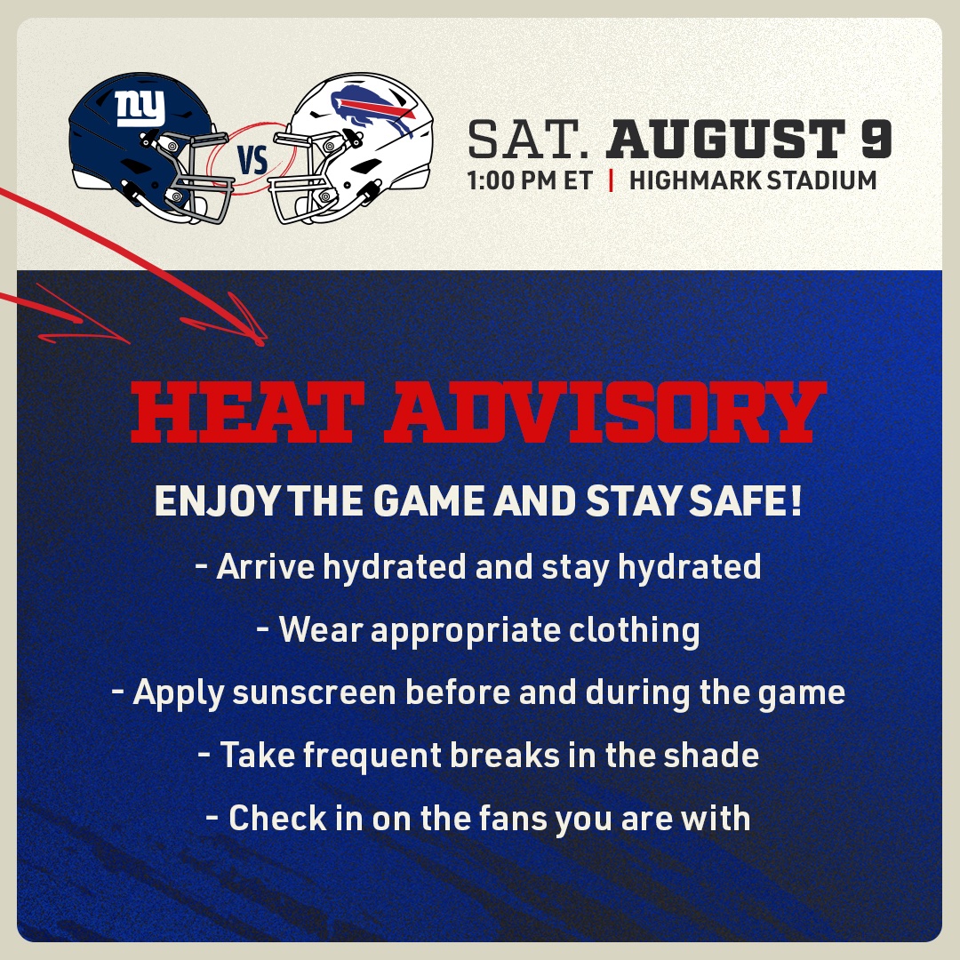 Tips to tackle today's heat ⬇️