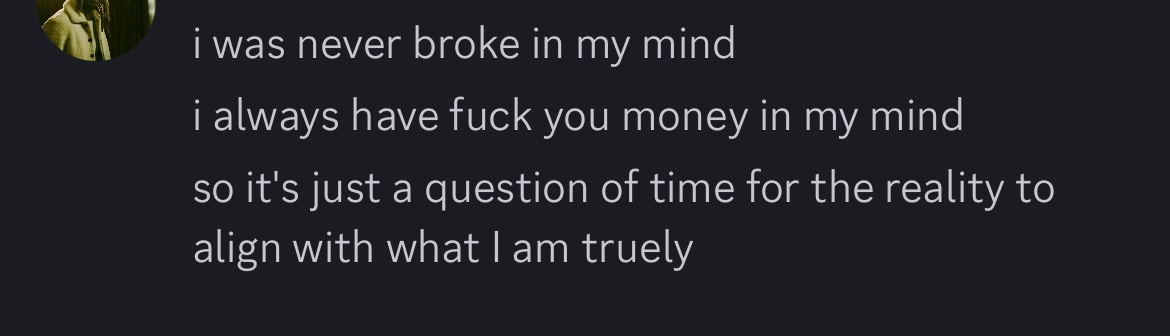 It's just a question of time.