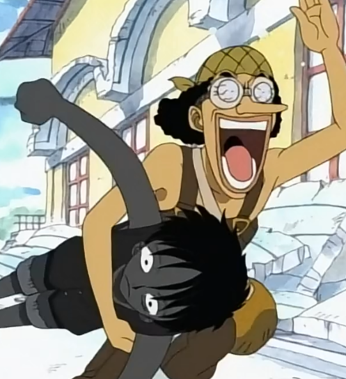This post features a bit of Luffy today xD 
And Usopp, yelling at him