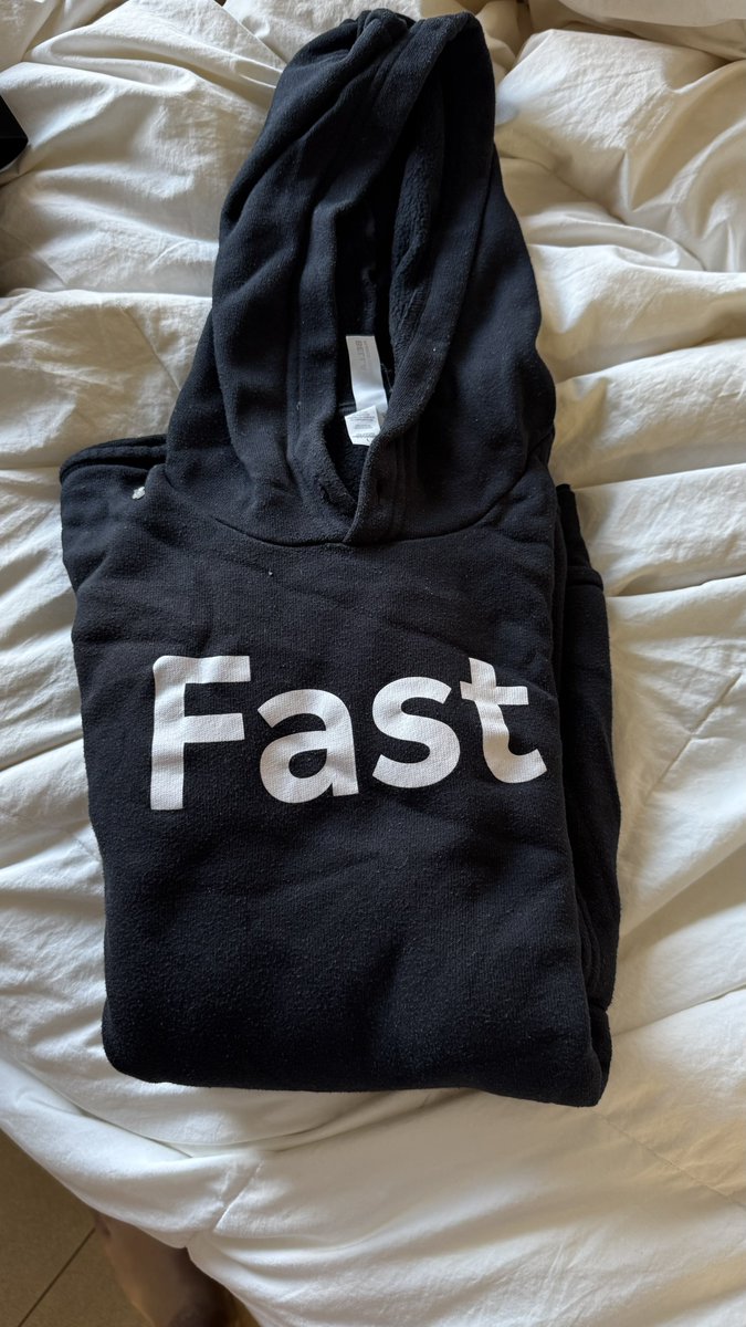 Remember Fast? This is my exercise sweater. 

I bought 4 of them for $1. We need more companies like Fast 🤣🤣
