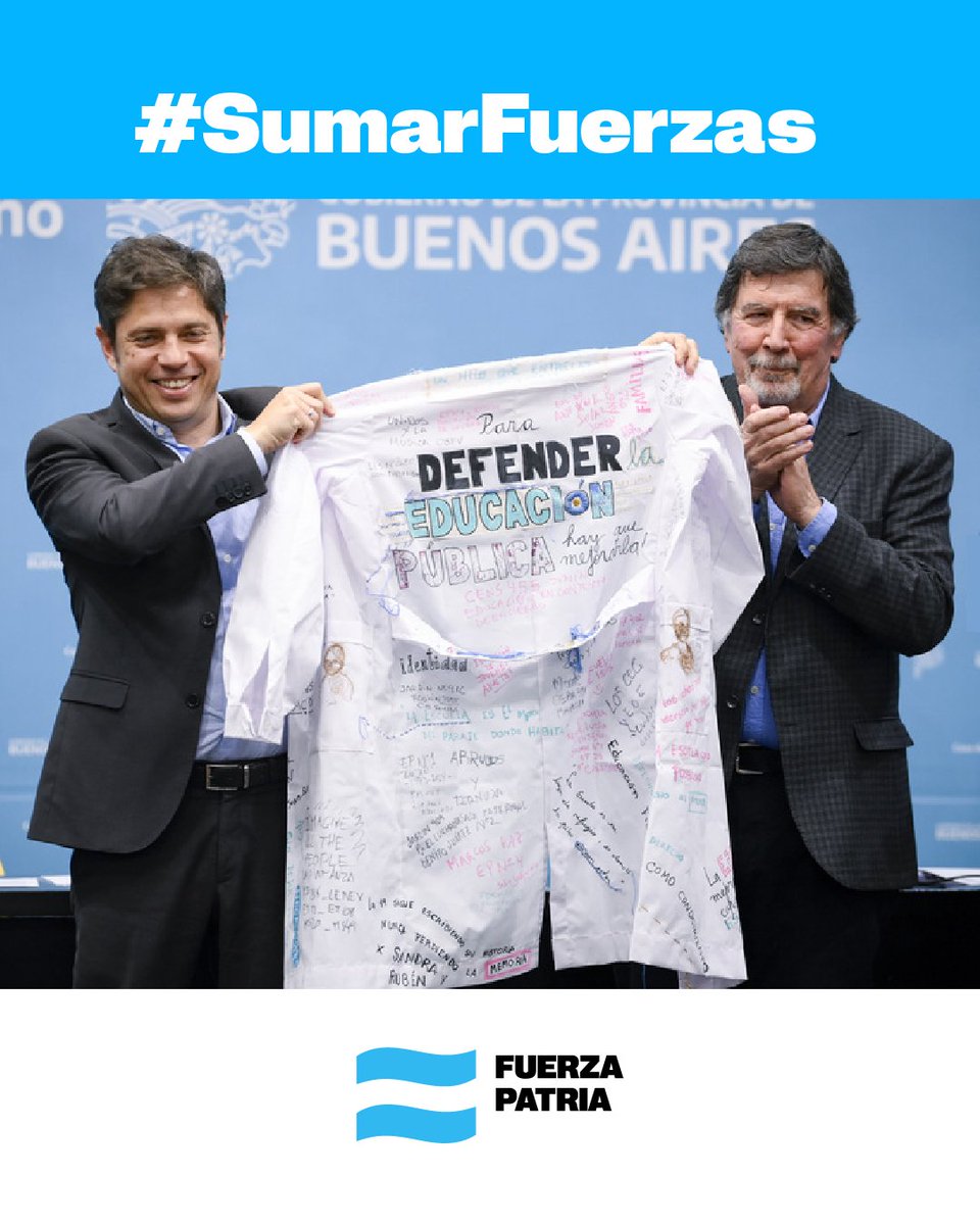 Leo Troncoso (@leot14) on Twitter photo 👉🏻Hay miles de razones para #SumarFuerzas.
🗳️ El 7S, la boleta de #FuerzaPatria
<a href="/Kicillofok/">Axel Kicillof</a> <a href="/magariovero/">Verónica Magario</a>
<a href="/AlbertoSileoni/">Alberto Sileoni</a> <a href="/pablourquizaok/">Pablo Urquiza</a> 👉🏻Hay miles de razones para #SumarFuerzas.
🗳️ El 7S, la boleta de #FuerzaPatria
<a href="/Kicillofok/">Axel Kicillof</a> <a href="/magariovero/">Verónica Magario</a>
<a href="/AlbertoSileoni/">Alberto Sileoni</a> <a href="/pablourquizaok/">Pablo Urquiza</a>