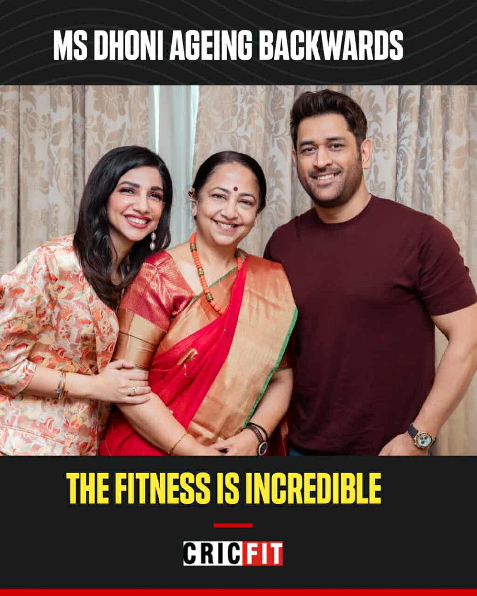 MS Dhoni – defying time with unreal fitness at 44! 🏏💪 Still setting benchmarks, still outrunning age. 
#MSDhoni