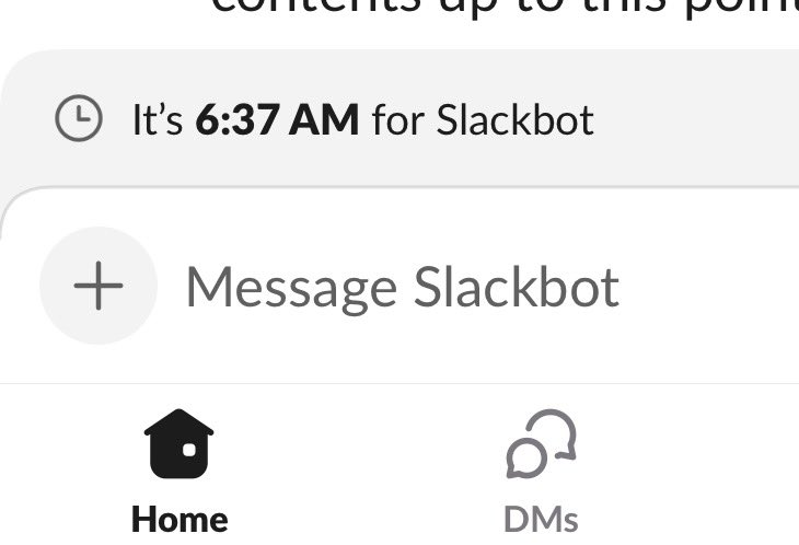 Why does Slackbot have its own timezone lol