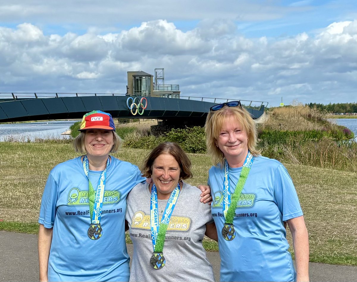 Fun morning 🚴‍♀️ at <a href="/RunThroughUK/">RunThrough</a> Dorney triathlon with my <a href="/RealFoodFuelled/">Real Food Runners</a> <a href="/parkrunUK/">parkrun UK</a> buddies Sharon 🏊‍♀️&amp; Sheila 🏃‍♀️completing the sprint relay triathlon 🎉🎉🎉 
The first challenge for Team SSS Superstars ⭐️ ⭐️ ⭐️ ✅ 
<a href="/herspirituk/">Her Spirit</a>