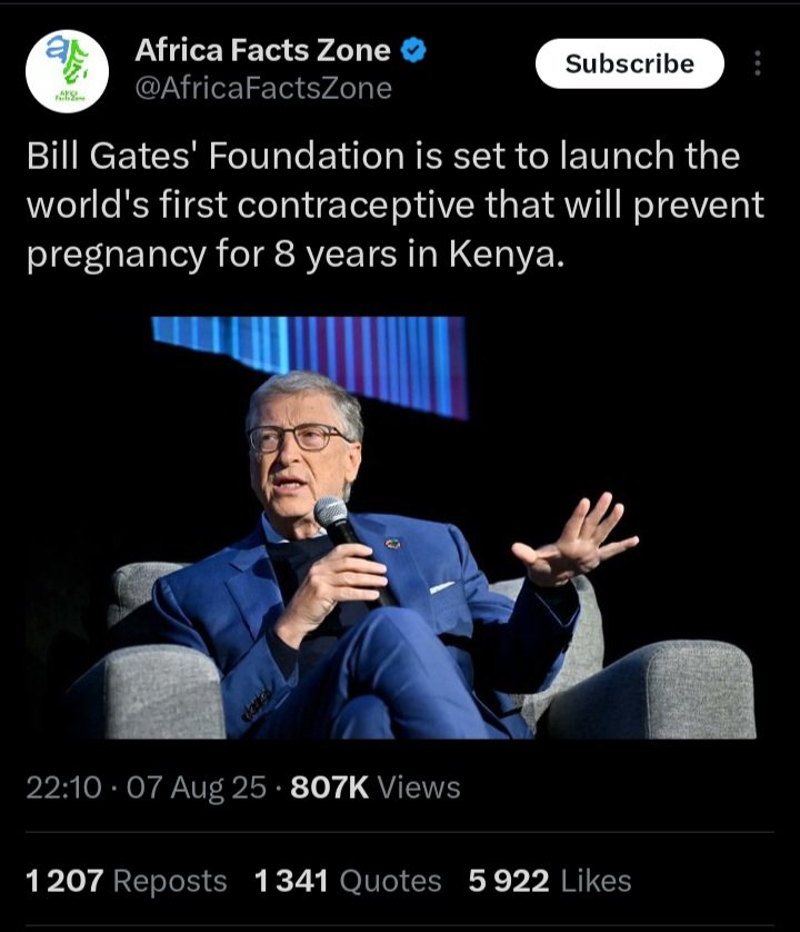 Bill Gates is officially Africa's number one enemy &amp; I need us as Africans to step up &amp; get this devil out of our home.